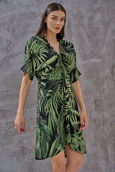 SHUGAA Rochie de damă cu model de frunze
