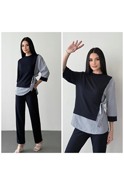 LAST POINT LİFE Gömlek detaylı model kumaş takım