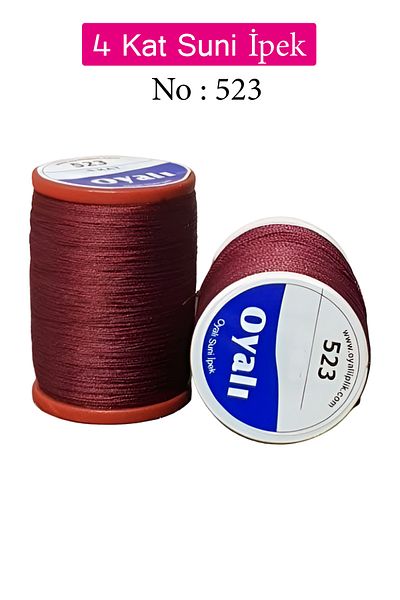 sedustore Embroidered 4 Layers Rayon Yarn Needlepoint Beading Floss Crochet No:523