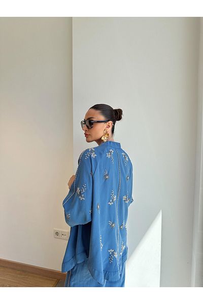 Orfeo Negro Blue Premium Kimono