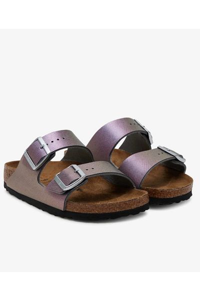 Birkenstock Arizona Bf Saffiano Iridescent Women's Slippers 1029510