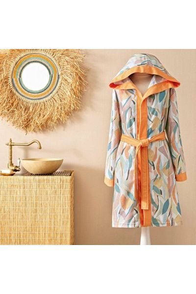 Taç Bathrobe with Hood TAC, Size L/XL, Joey Multicolor
