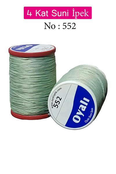 Royaleks Embroidered 4 Layers Rayon Yarn Needlework Needlepoint Beading Floss Crochet No:552