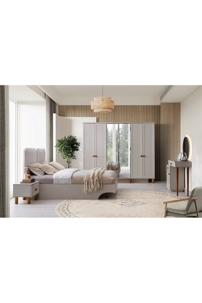 AYDINEV KUMRU MDF BAZALI YATAK ODASI TAKIMI