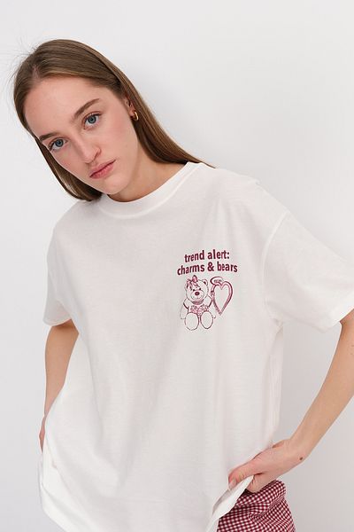 Addax Printed Short Sleeve T-Shirt P10446