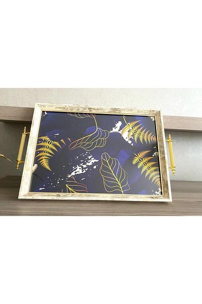 Mirsa Global Patterned Tea Tray, Luxury Tea Tray, Presentation Tray