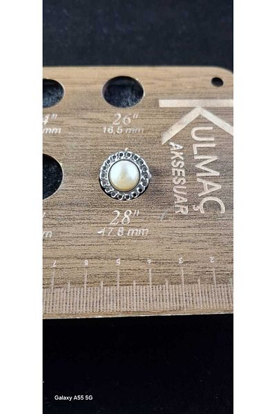 KULMAÇ AKSESUAR Pearl Stone Button (Series of 6)