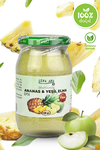 ŞİFA ANA Öğütülmüş Ananas Elma Bitkisel Karışım Toz