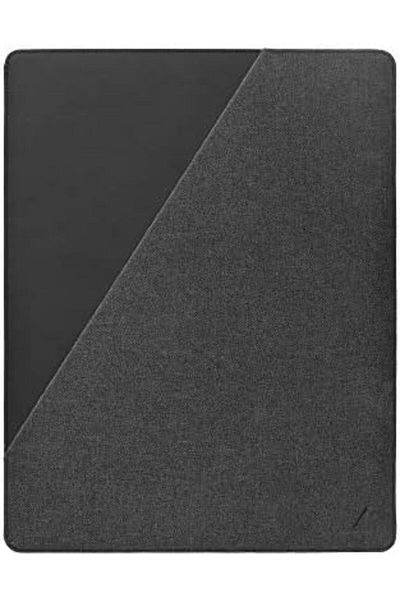 Native Union Stow Slim Tablet Sleeve for 13-inch iPad - Magnetic Closure, Premium Leather (Slate, Da