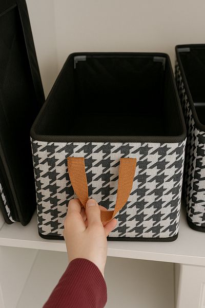 SER&YAT 4 Pcs Steel Closet Organizer 45X25X20 Shelf Organizer Storage Foldable Clothing Organizer
