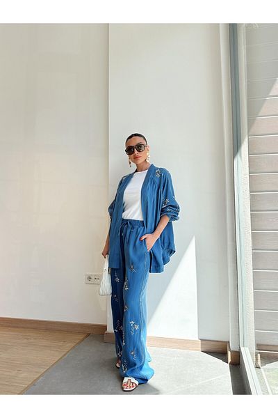 Orfeo Negro Blue Premium Kimono