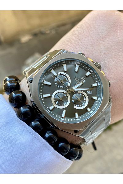 Reward Steel Case Waterproof Men Wrist Watch Bangle Gift