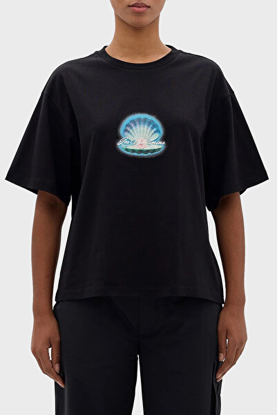 LES BENJAMINS Cotton Boxy Fit Crew Neck t Shirt t Shirt Lb24Sskisfuts