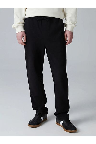 LC Waikiki LCW Teen Μαύρο Ελαστική Μέση Νεανική Φούτερ Jogger