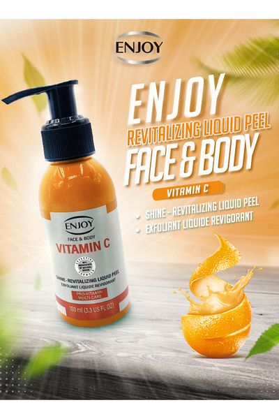 Enjoy Liquid Peeling with Vitamin C – Deep Exfoliation & Radiance Boost, 100 ml