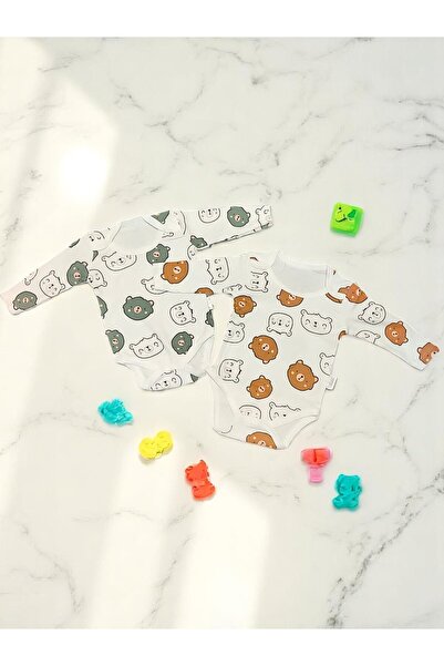 MİLAYS LİFE HOME COLLECTİON Mi̇lays Baby Boy Baby Bady 100% Cotton. Double (1...