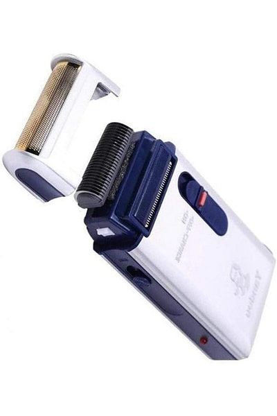 LA PERLA TECH Electric Razor Beards Shaver Men Face Care Tool Rechargeable Pop-up Mustache Scrapper U Shape