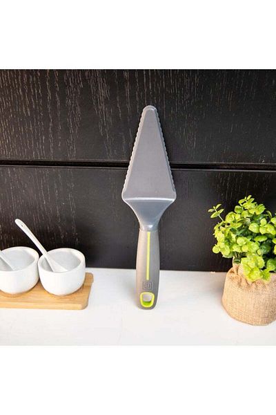 ROYALFORD Green Line Cake Server Grey 27cm