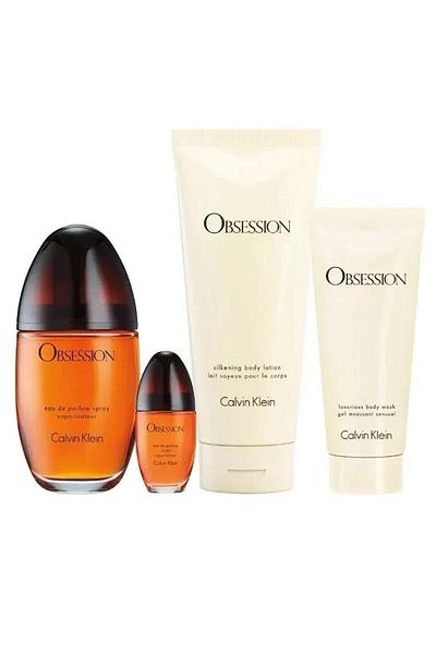Calvin Klein Obsession (W) Set Edp 100ml + Edp 15ml + Bl 200ml + Sg 100ml