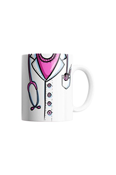 OEM Cană albă personalizată, Doctor, INOVATIX®. 330ml