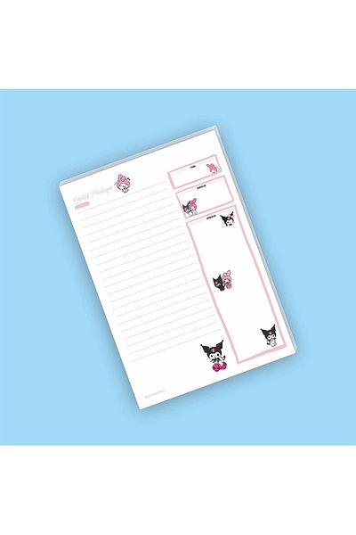 Ceres Studio Cinnamoroll Melody Kuromi| Planner| Notepad| Memo Pad| Memo| (14x19cm) 40 Sheets Notepad