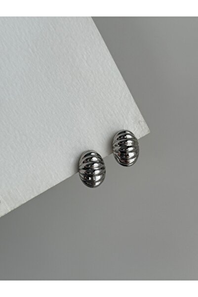 Owentis Steel Silver Vintage Model Bold Loosa Earrings -Not Tarnish-