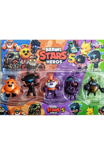 Vardem Brawl Stars Set of 5 Character Figures