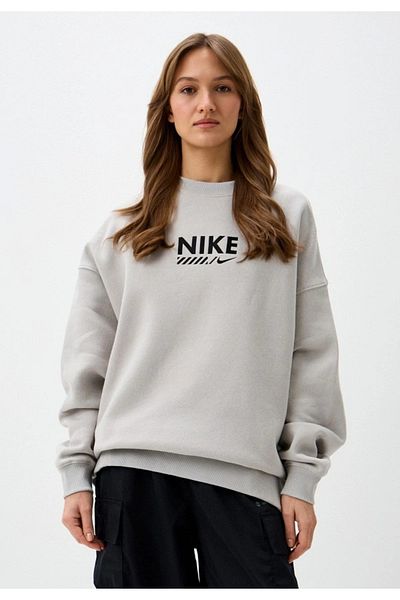 Nike Sportswear Gel Oversized Fleece Crew-Neck Women's Sweatshirt Ndd Sport