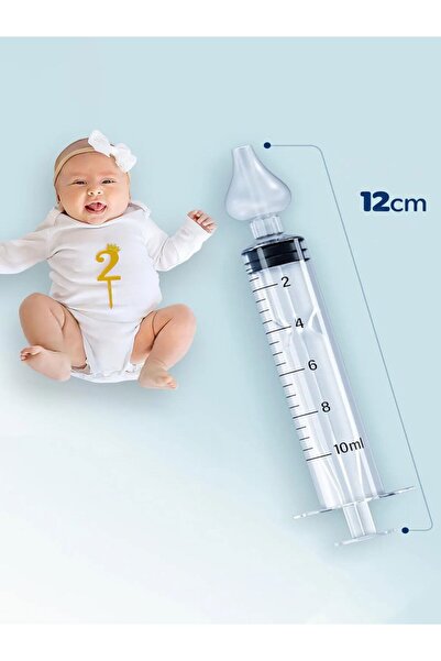 Özasya AVM 2 ADET Burun Şırıngası Bebek Burun Yıkama Kiti Çocuklar için Enejktörü Burun Açıcı