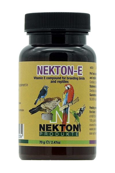 Nekton E Vitamin E Supplement For Birds, 70gm New
