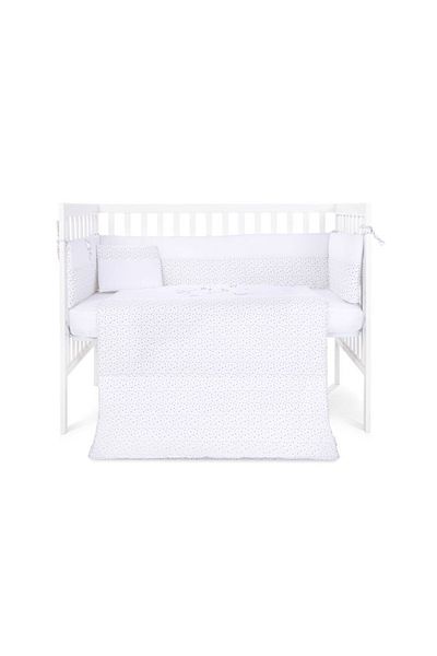 Nini Baby 4-Piece Crib Bedding Set, 100% Cotton, Fits Cots/Cribs Up to 70x140 cm, Sweet Dreams