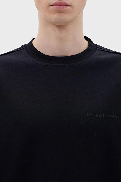 LES BENJAMINS Бавовняний Regular Fit Велосипедний комір Світшот Чоловічий SWEAT LB23FWCLAMUSW