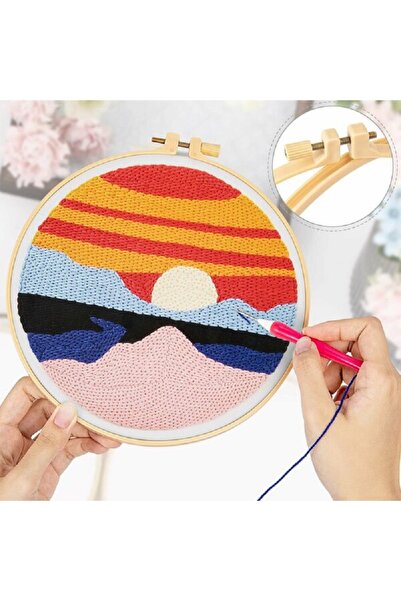 Velomia Hobby Punch Kiti Punch Başlangıç Seti Güneşli Manzara Modeli