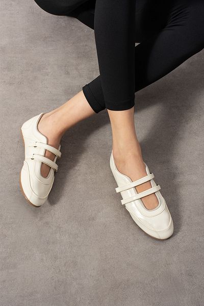DESPİNA Elvi̇s Claret Red Women's Ballerinas – Orthopedic Comfortable Sole, Stylish Daily and Office Shoes