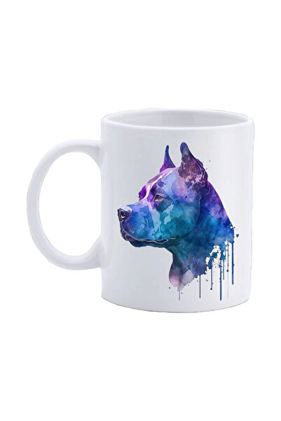 OEM Cană albă personalizată, Pit Bull, INOVATIX®. 330ml