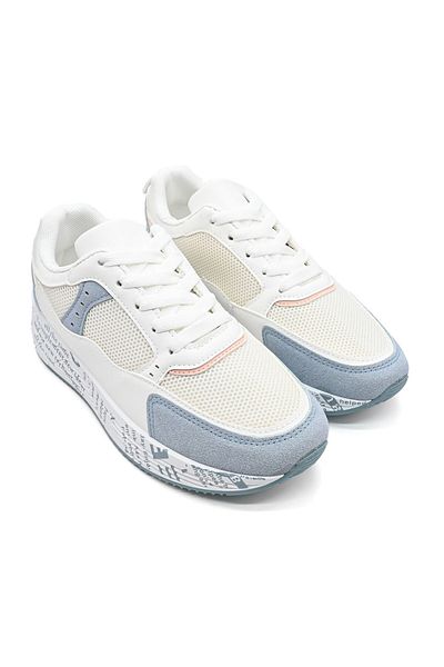 Tmall Pantofi sport pentru femei, cu inserții de plasă, D1359, albaștri