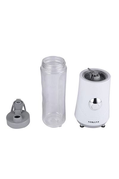 SOKANY Blender Bl-709a, Aparat de smoothie, 260 W, Capacitate recipient 0,4 l, Alb