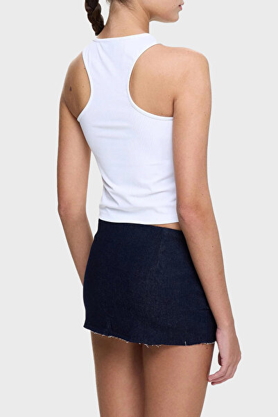 LES BENJAMINS Λεπτή εφαρμογή με λαιμόκοψη με λογότυπο TOP LB25SSUNLFUTN