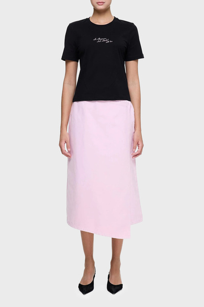 LES BENJAMINS Футболка з принтом спереду і ззаду, 100% бавовна, регулярний кр...