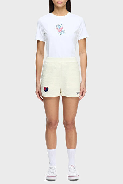 LES BENJAMINS Бавовняні шорти Regular Fit з високою талією та жакардовим візерунком SHORT LB25SSUNLFUSO