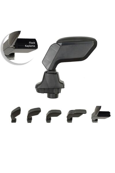 HasbeeParts Fiat Fiorino Araca Özel Kol Dayama Kolçak Siyah 2008+ sonrası mod...