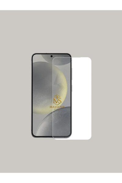 Massemr Samsung S24 Plus Temperli Cam Ekran Koruyucu 9H Sertlik Şeffaf Film D...