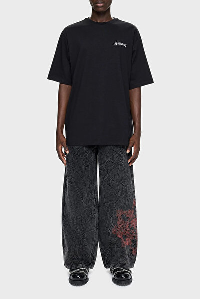 LES BENJAMINS Cotton Oversize Crew Neck t Shirt Men t Shirt Lb24Fweapmuts