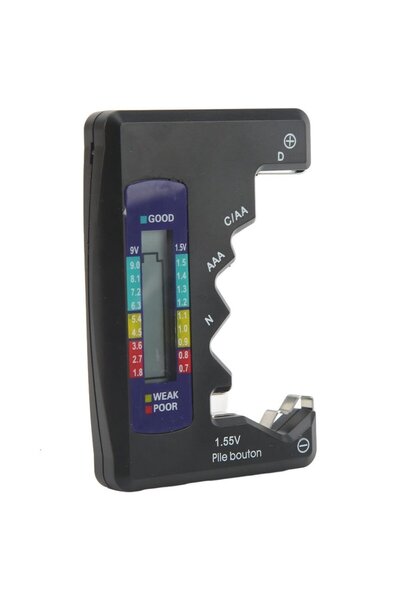 S-Line S Line Pil Test Cihazı 9V, 1.5V, AA, AAA, N Tipi Pil Testi