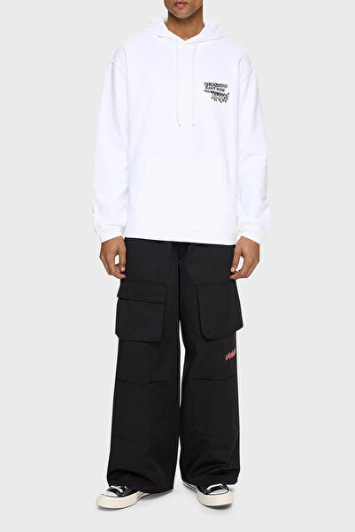 LES BENJAMINS Бавовняний Regular Fit з капюшоном і кишенями-кенгуру Світшот для чоловіків SWEAT LB24FWEAPMUHD