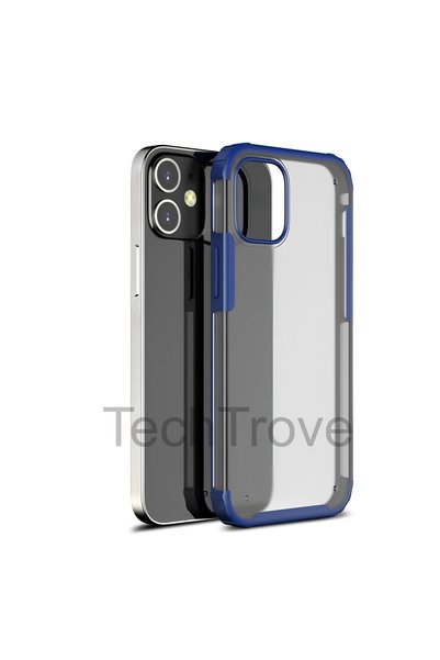 TechTrove Case for Apple iPhone 12 Extra Protection Back Transparent Slikon C...