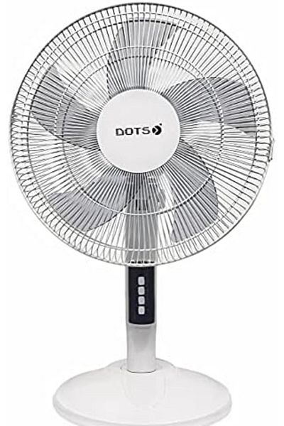 DOTS مروحة حائط، 3 سرعات تحكم، TFT-80T، أبيض