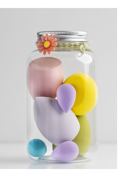 banti Panty Beauty Blender Texture Sponge 7 Pieces in Different Sizes