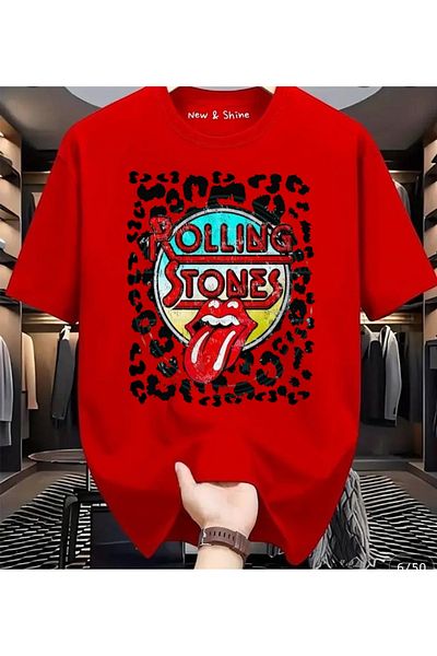 New Shine 1 T-Shirt Is a Gift for Purchases of 6 or More in the Cart - Rolling Stones Oversized T-Shirt