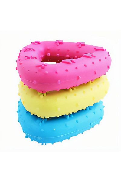 LAST Triangular Multicolor Cat and Dog Teether 1 Piece